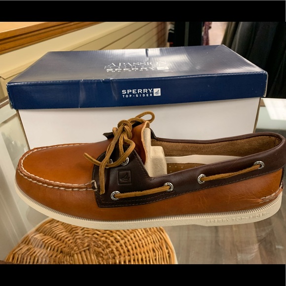 Sperrys Top Sider A/O 2-Eye Cyclone Tan 11.5 - Picture 8 of 8